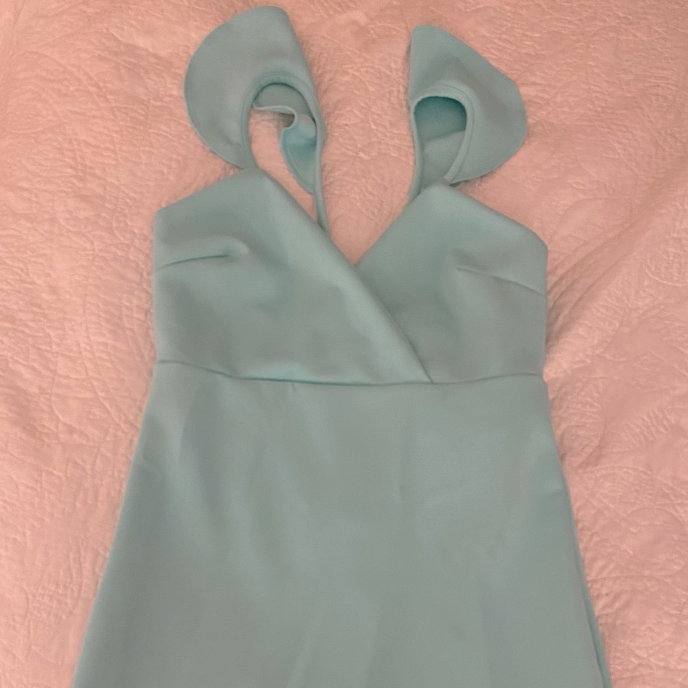 Mint green dress